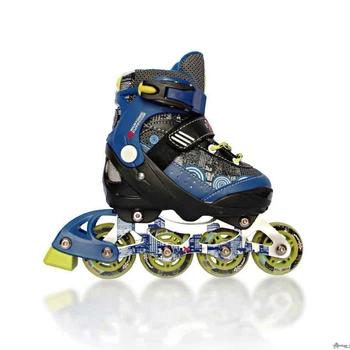 Детские ролики Explore Activa Boy синие &nbsp;с дополнительной втулкой размер 35-38