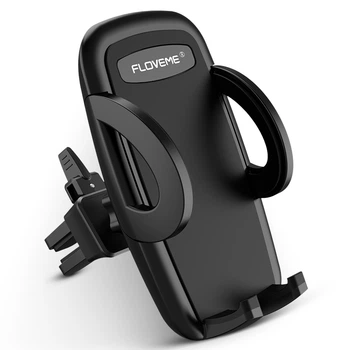 Автомобильный держатель с авто-фиксатором телефона Floveme RCD-778 Black
