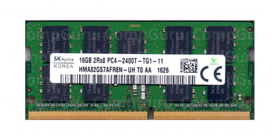 Ноутбучная оперативная память Hynix DDR4 16GB 2400MHz SO-DIMM 2Rx8 PC4-2400T (HMA82GS7AFR8N-UH)