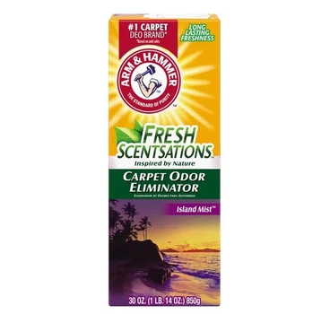 Дезодорант для килимів Arm & Hammer Fresh Scentsations Carpet Odor Eliminator (Island Mist) у вигляді порошку 850 г