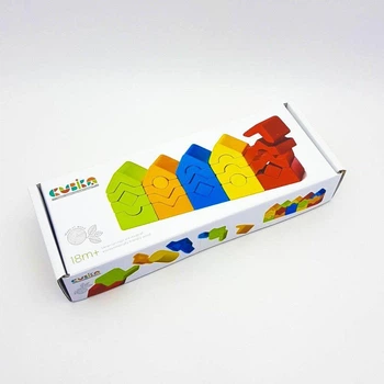 Деревянная Пирамидка Cubika LD-13 15016