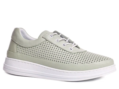 Туфли с перфорацией LONZA 36 Салатовый 4406