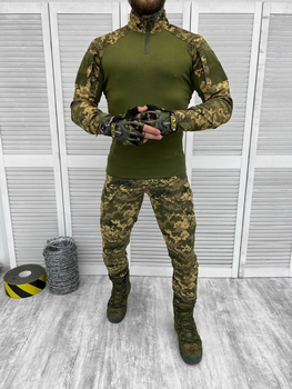 Тактичний військовий костюм Fostex ( Убакс + Штани ), Камуфляж: Піксель, Розмір: L