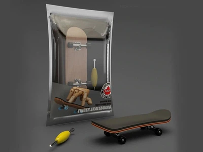 Фингерборд BauTech Fingerboard Мини скейт Подшипниковый Черный (1008-301-02)
