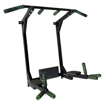 Тренажер турнік з підйомними брусами Newt Iron Pro 4 в 1 з м’якими ручками чорний NE-TR-5B