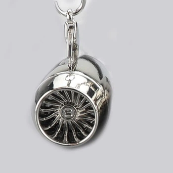Брелок турбина хромированный Turbo Keychain подарочная упаковка