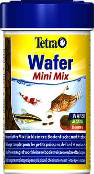 Корм Tetra Wafer Mini Mix для аквариумных донных рыб 100мл 189911