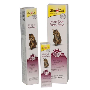 Паста для виведення шерсті та покращення моторики шлунку у котів GimCat Malt-Soft Paste Extra 20 г (4002064407081)