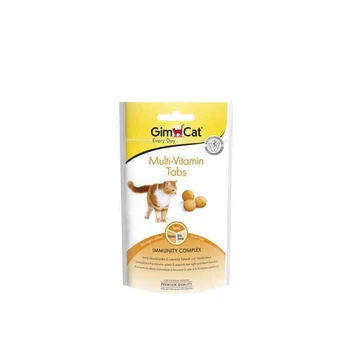 Витаминизированные лакомства Мультивитамин для взрослых кошек GimCat Every Day Multi-Vitamin Tabs 40 г (4002064418704)