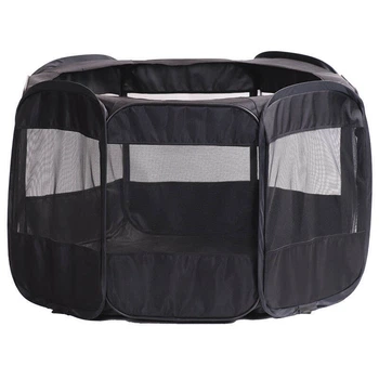 Складний манеж для цуценят та маленьких собак M-Pets Extra Cargo Fence 110x110x62 см (5415341002197)
