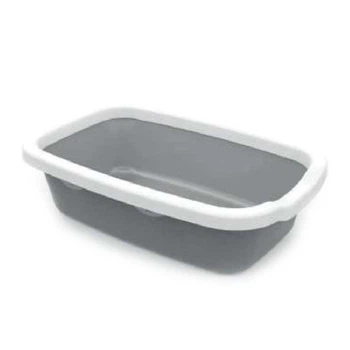 Открытый прямоугольный лоток для кошачьего туалета Petmax Cat Toilet Pop Up Square 58,5х38,5х16 см (3838851384195)
