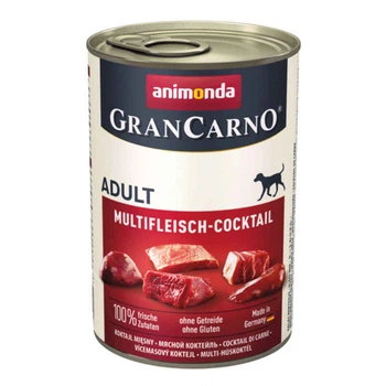 Влажный корм для собак Animonda GranCarno Adult Multi Meat Cocktail 400г, мультимясной коктейль
