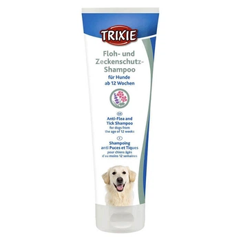 Шампунь от блох, клещей, комаров для собак и щенков Trixie Floh-und Zeckenschutz-Shampoo 250 мл (4011905253930)