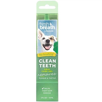 Гель для чистки зубов с экстрактом зеленого чая для собак TropiClean Clean Teeth Gel Box 59 мл (645095001077)