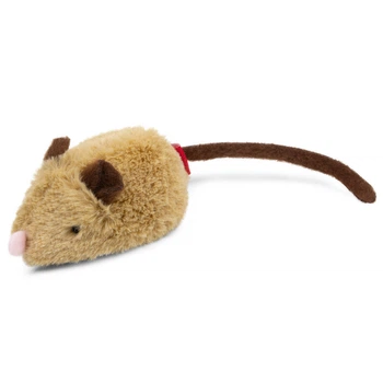 Іграшка для котів Інтерактивна мишка зі звуковим чіпом GiGwi Cat Toys Speedy catch 9 см (4627077752593)