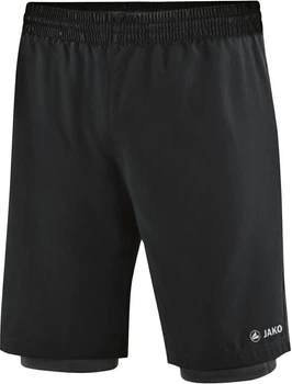Шорты 2 в 1 Jako черные XL 6249-08