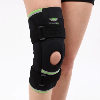 Корсет на колінний суглоб із підтримкою надколеної чашечки та перехресних зв'язок SmoothFix SMT2104 (S) L