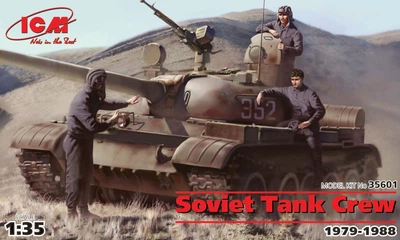 Сборная модель ICM Советский танковый экипаж 1979-1988г. 35601