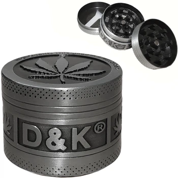 Гриндер для табака на 3 секции D&K Серый
