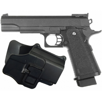 Дитячий Страйкбольний пістолет з кобурою Colt M1911 Hi-Capa Galaxy G6+