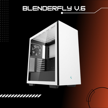 Рабочая станция ПК BlenderFly v6 (RTX 4090 24GB/ i5-13600KF / DDR5 32GB / SSD 250GB / HDD 2000GB)
