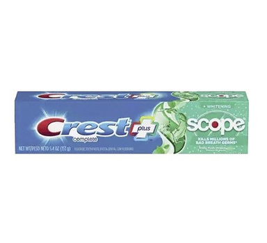 Зубная паста c отбеливанием на каждый день Crest Scope Complete Whitening 153g