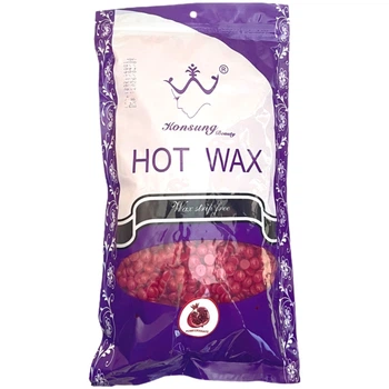 Воск Konsung Beauty 1000 г Pomegranate в гранулах, пленочный для депиляции