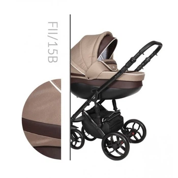 Детская универсальная коляска 2 в 1 Baby Merc Faster Style 2 FII/15B Бежевый