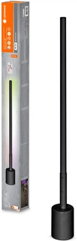 Lampa podłogowa Ledvance smart Wi-Fi floor corner SLIM RGB TW 8W 2700-6500K 540Lm 80 cm Czarny (4058075765177)