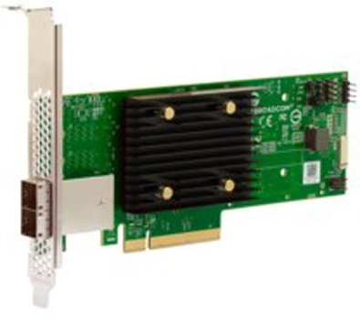 Kontroler RAID Broadcom HBA 9500-8e 12Gb/s SAS/SATA/NVMe PCIe 4.0 4x4 SFF-8644 (ext HD) (05-50075-01)