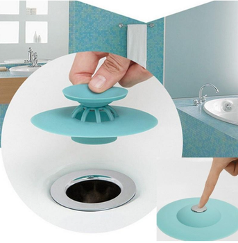 Фільтр-заглушка для ванни та раковини Flex Drain Stop Turquoise