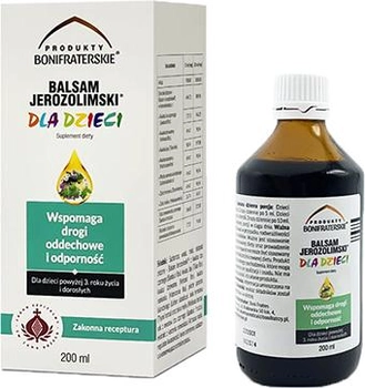 Balsam Jerozolimski Produkty Bonifraterskie dla dzieci 200 ml (BF0610)