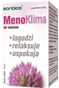 Menoklima Sanbios Łagodzi objawy menopauzy 60 T (SB284)
