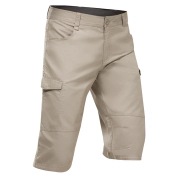 Шорти бермуди чоловічі QUECHUA NH500 Fresh туризм бежеві EU46 UA52