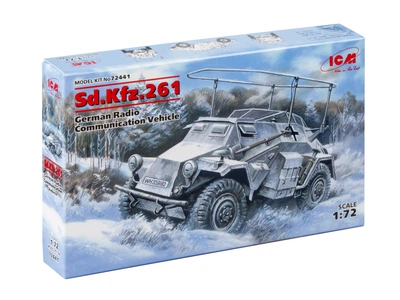Сборная модель ICM Sd.Kfz.261, немецкий бронеавтомобиль радиосвязи 72441