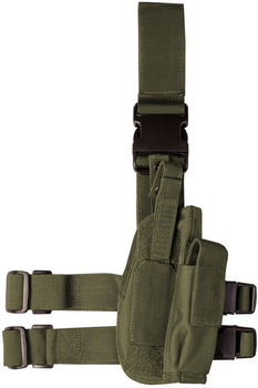 Кобура Kombat на стегно Tactical Leg Holster Оливкова (kb-tlh-olgr)