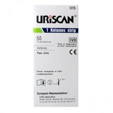 Тест-смужки URISCAN U-15 для візуального визначення ацетону в сечі