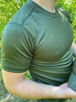 Тактическая футболка олива кулмакс (coolmax) 56 (XXXL)