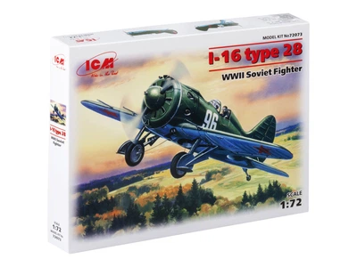 Сборная модель ICM И-16 тип 28, советский истребитель 2 Мировой войны 72073