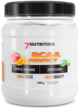 Aminokwas 7Nutrition BCAA Perfect 500 g Jar Orange-Apple (5903111089481)