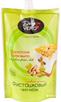 Жидкое крем-мыло Dolce Vero с ароматом Фисташковый чиз-кейк, дой-пак 500 мл