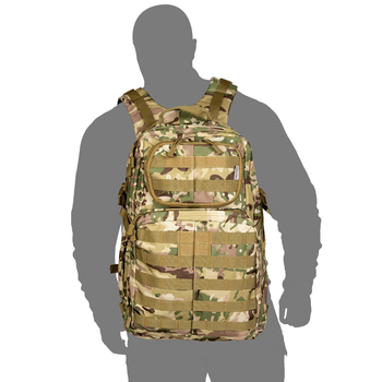 Тактичний рюкзак Camotec з щільної та зносостійкої тканин Dash Multicam