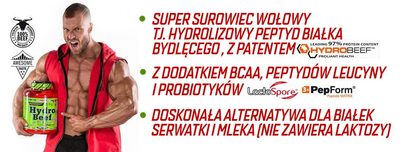 Protein Amix Hydro Beef Protein 2000 g Czekolada Karmel Orzech (8594159538405)