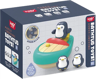 Игровой набор Mds для ванной Лодка с пингвином (6910010368813)