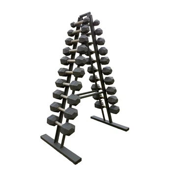 Гантельный ряд Newt profi от 1 кг до 10 кг со стойкой NE-PS-111-010