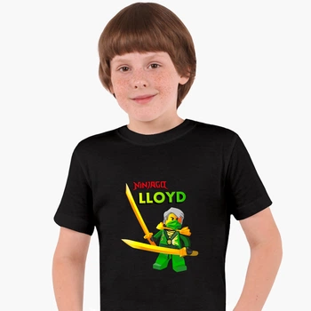 Детская футболка Лего Ниндзяго Ллойд Гармадон (LEGO Ninjago Masters of Spinjitzu Lloyd Montgomery Garmadon) (25186-2641) 158-164 см Хлопок Черный