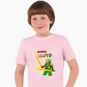 Детская футболка Лего Ниндзяго Ллойд Гармадон (LEGO Ninjago Masters of Spinjitzu Lloyd Montgomery Garmadon) (25186-2641) 158-164 см Хлопок Розовый