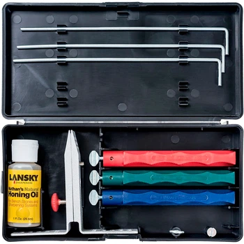Набір для заточування ножів Lansky Deluxe Sharpening System LKCLX
