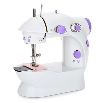 Швейная мини машинка 4 в 1 Mini Sewing Machine белая