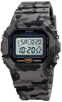 Мужские часы Skmei 1628CMGY Camo gray (1080-0874)